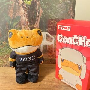 DTMF Red Box Concho Plush – Black Luchador Collectible